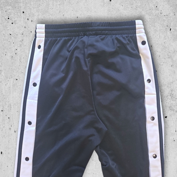 Adidas Adibreak Pants Black and White Sweatpants Extra Small XS Snap-button - Picture 3 of 7